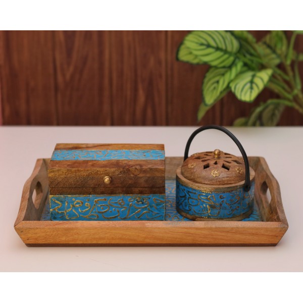طقم بخور اازرق