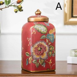 فانة بنقوش صينية مقاس 16*16*33سم